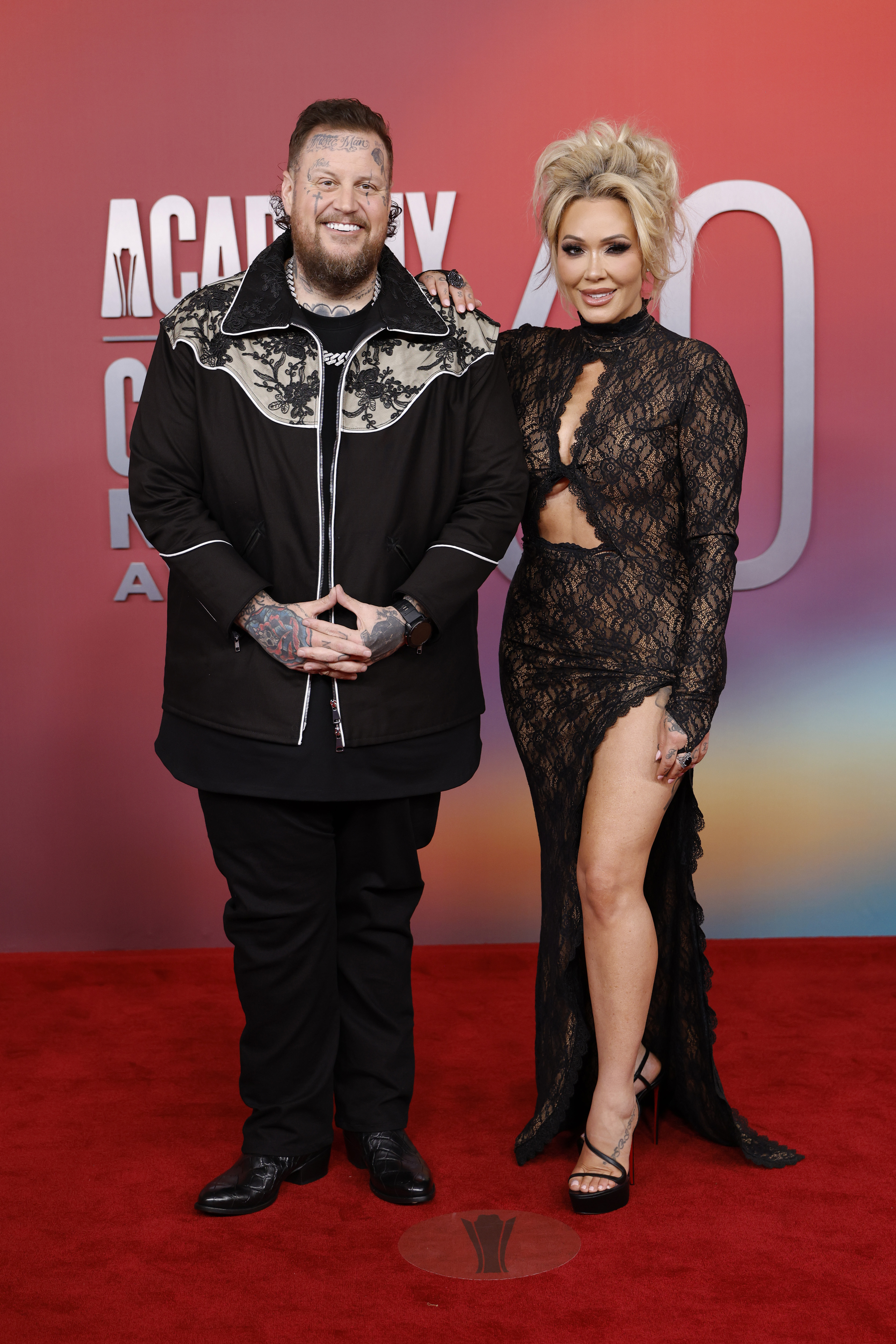 Jelly Roll and Bunnie Defict participate in the 60th Academy of the country's music in Omni Frisco Hotel in Star