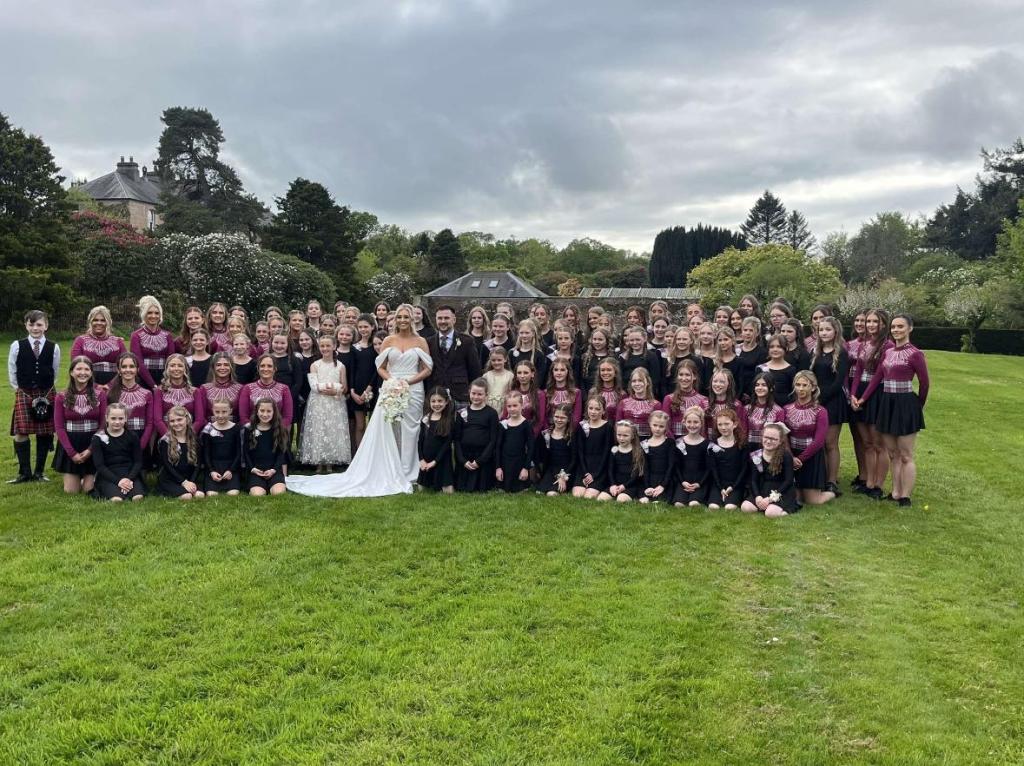 The bride raises the eyebrows with wild weddings stunt - but the groom was excited: 'Better than we ever imagined'